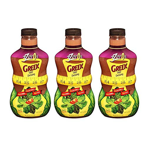 3 Zeros Salad Dressing 16 fl oz. 3pack _Greek_