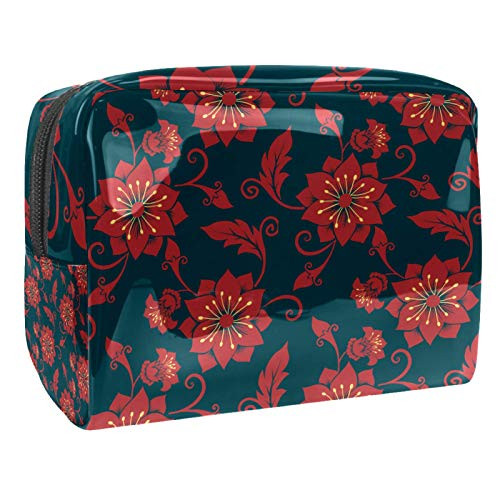 Abstract decorative pattern Makeup Bag for Women_Roomy Cosmetic Bag for Purse Travel 18.5x7.5x13cm 7.3x3x5.1in_L xW xH_ Waterproof Travel Makeup Bags Abstract decorative pattern Makeup Bag for Women_Roomy Cosmetic Bag for Purse Travel 18.5x7.5x13cm 7.3x3x5.1in_L xW xH_ Waterproof Travel Makeup Bags