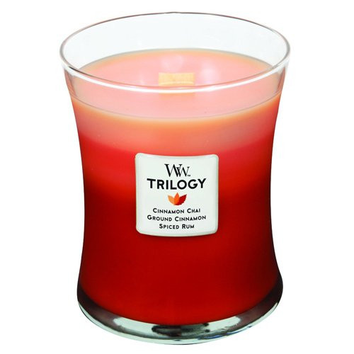 WoodWick Candle Exotic Spices Trilogy Medium Jar