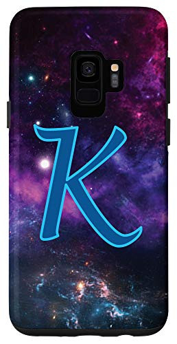 Galaxy S9 galaxy letter K nebula space universe star cosmos stars Case