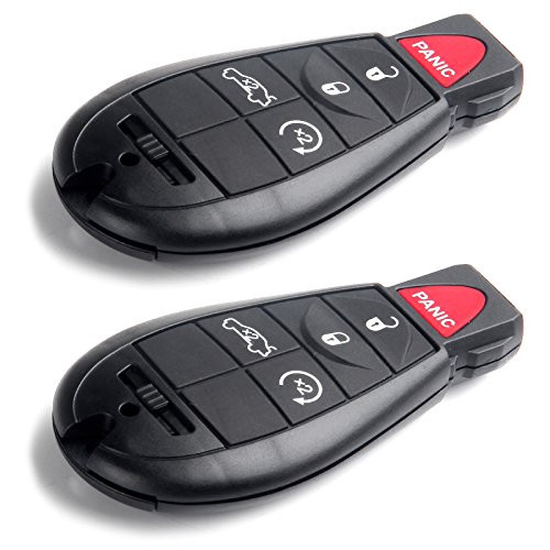 SCITOO Keyless Entry, 2X New Keyless Entry Key Fob Remote Control Car Replacement Uncut fit Jeep Dodge Chrysler Fobik M3N5WY783X, 267F-5WY783X, IYZ-C01C SCITOO Keyless Entry, 2X New Keyless Entry Key Fob Remote Control Car Replacement Uncut fit Jeep Dodge Chrysler Fobik M3N5WY783X, 267F-5WY783X, IYZ-C01C