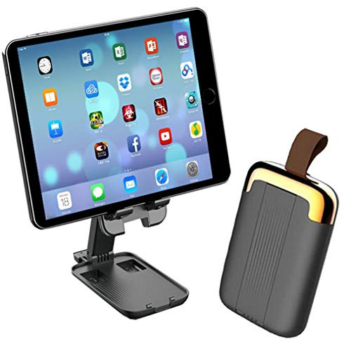 Cell Phone Stands_ Foldable Portable Stand Adjustable Height and Angle Phone Holder for Desk Sturdy Stand Compatible with Smartphone Kindle Tablet?6 inch _11 inch ?