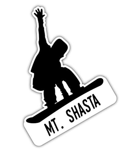 Mt. Shasta California Ski Adventures Souvenir 2 Inch Vinyl Decal Sticker Board Design 4_Pack Mt. Shasta California Ski Adventures Souvenir 2 Inch Vinyl Decal Sticker Board Design 4_Pack