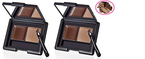E.L.F. Studio Eyebrow Kit Brow Powder  and  Wax Duo w Brush Light_ 2 Pack