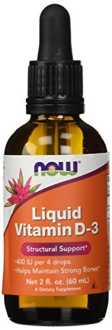 Now Foods Vitamin D3 Liquid 4 fl ounce _Pack of 2_