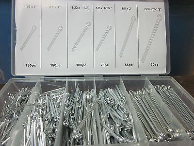 560pc G Industrial Tool Cotter PIN Assortment Clip Key Hardware CP_560