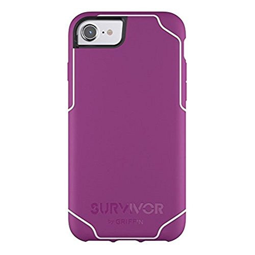 Griffin Survivor Strong for iPhone 7_ Sangria White Griffin Survivor Strong for iPhone 7_ Sangria White