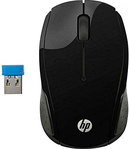 H P 200 Wireless Optical Mouse Black X6W31AA X6W31AA ABL by EbidDealz
