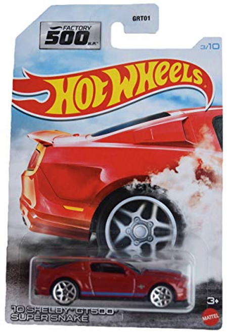 DieCast Hotwheels _'10 Shelby GT500 Super Snake__ Factory 500 H P 3 10 DieCast Hotwheels _'10 Shelby GT500 Super Snake__ Factory 500 H P 3 10