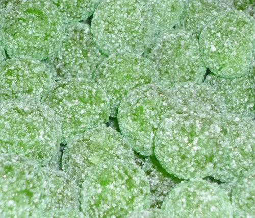 Mega Sour Apple Bombs _Extreemely Sour_ 250 gram bag _1 4 kilo_