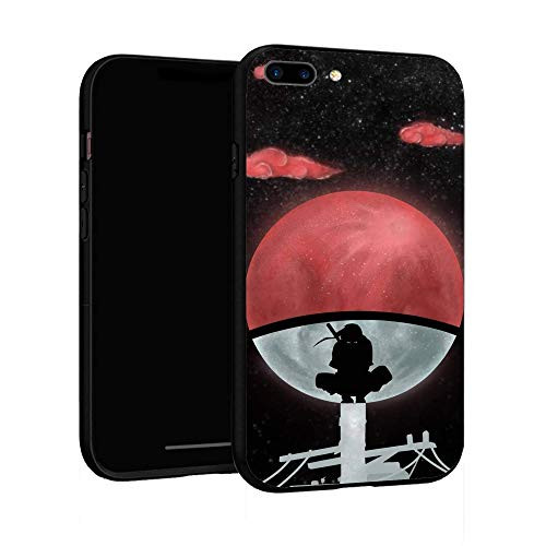 N   A iPhone 7 Plus Case 8 Plus Case 5.5 inch _Fashion Slim Cases Cover for iPhone 7P 8P _Naruto_Itachi_2_