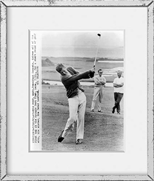 INFINITE PHOTOGRAPHS Photo President John F. Kennedy _ Playing Golf _ Hyannis Port_ Massachusetts _ 1963 _ Gift Idea INFINITE PHOTOGRAPHS Photo President John F. Kennedy _ Playing Golf _ Hyannis Port_ Massachusetts _ 1963 _ Gift Idea