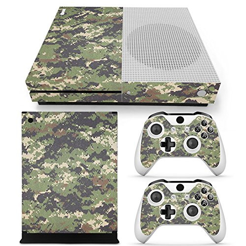 GoldenDeal Xbox One S Console and Wireless Controller Skin Set - Camo Army - XboxOne S Vinyl