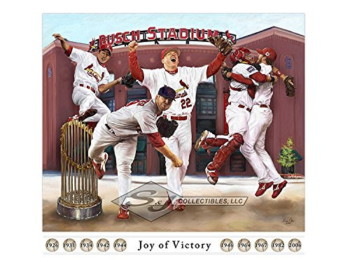 Cardinals inch Joy of Victory inch 2006 World Series Champions St. Louis Baseball Print Cardinals inch Joy of Victory inch 2006 World Series Champions St. Louis Baseball Print