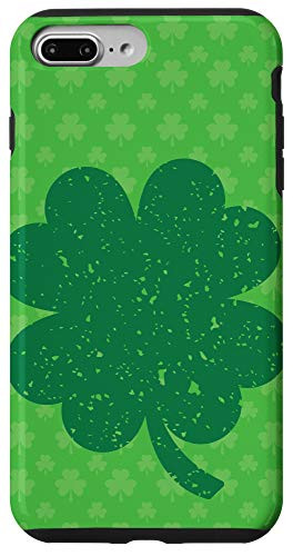 iPhone 7 Plus 8 Plus Shamrock Irish Case Green St Patrick's Day Ireland Gift Case