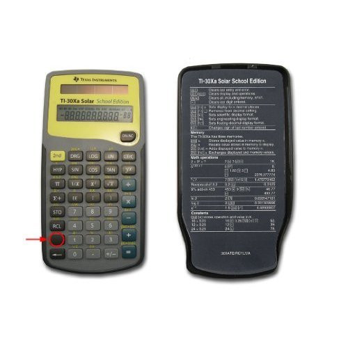 Texas Instruments TI-30XA Solar School Edition Calculator