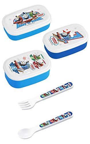 Thomas and Friends - Three Thomas Lunch (Bento) Boxes with Thomas Spoon and Fork