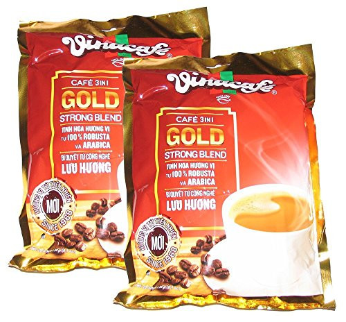 Vinacafe 3 in 1 Instant Coffee Mix Strong Blend 2_Pack _40 sachets total_