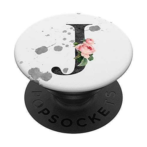 J Initial Floral For Girls Women Monogram Letter PopSockets PopGrip Swappable Grip for Phones and Tablets J Initial Floral For Girls Women Monogram Letter PopSockets PopGrip Swappable Grip for Phones and Tablets