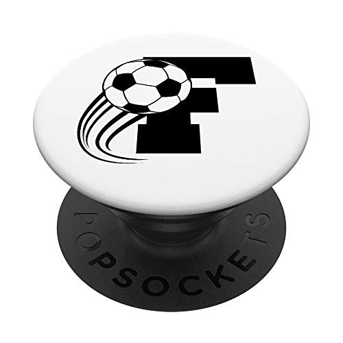 Soccer Pop Socket _ Soccer Popsocket _ Letter F PopSockets Grip and Stand for Phones and Tablets