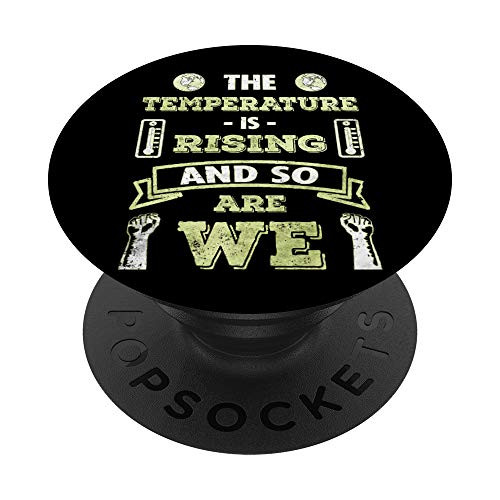 Global Warming Climate Change Save the Earth Day No Planet B PopSockets Grip and Stand for Phones and Tablets