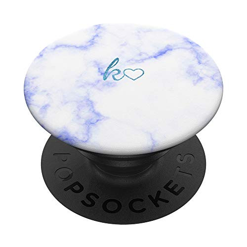 Blue Initial Letter K Heart Minimalist Blue White PopSockets PopGrip Swappable Grip for Phones and Tablets Blue Initial Letter K Heart Minimalist Blue White PopSockets PopGrip Swappable Grip for Phones and Tablets