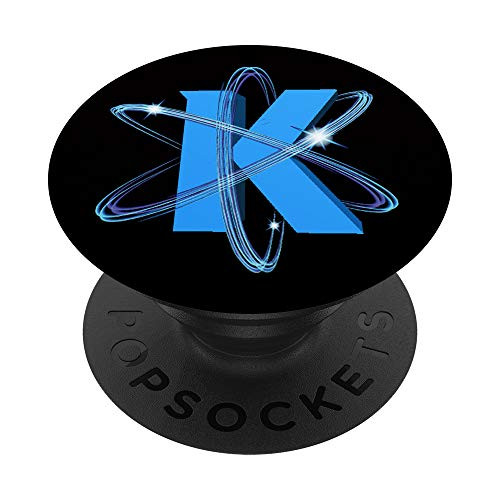 Initial Letter K Science Atom PopSockets Grip and Stand for Phones and Tablets