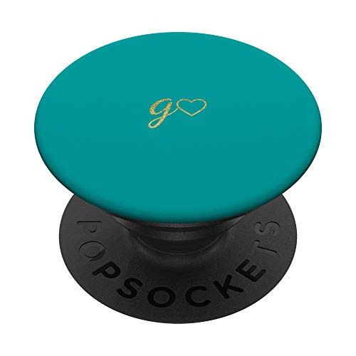 Yellow Initial Letter G Heart Minimalist Teal PopSockets PopGrip Swappable Grip for Phones and Tablets Yellow Initial Letter G Heart Minimalist Teal PopSockets PopGrip Swappable Grip for Phones and Tablets