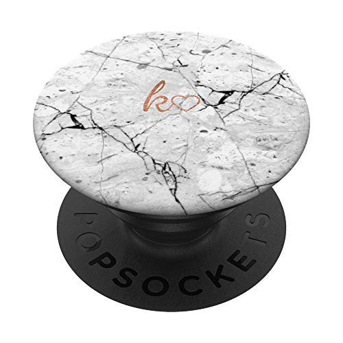 Rose Initial Letter K Heart Minimalist White PopSockets PopGrip Swappable Grip for Phones and Tablets Rose Initial Letter K Heart Minimalist White PopSockets PopGrip Swappable Grip for Phones and Tablets