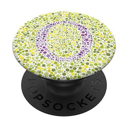 Letter O Eye Test PopSockets PopGrip  Swappable Grip for Phones  and  Tablets