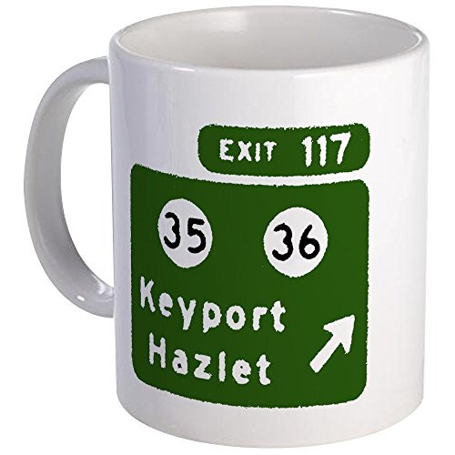 CafePress Keyport_ Hazlet_ NJ Parkway E Mug Unique Coffee Mug_ Coffee Cup