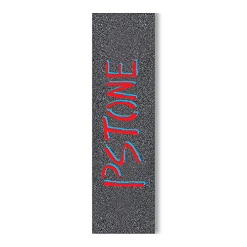Mob Skateboard Griptape P_Stone Red Grip Tape Sheet 9 inch  x 33 inch