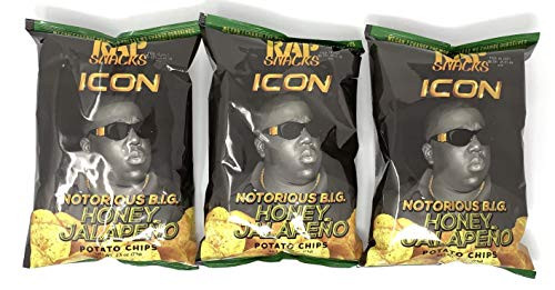 Rap Snacks 2.75 oz Potato Chip Bags _Pack of 3_ _Notorious _ Honey Jalapeno_