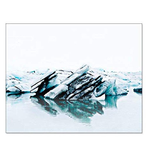 Iceland Photography Iceberg Wall Art Nature Picture Bathroom Decor 5x7 inch print