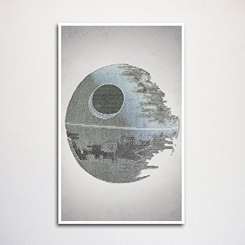 Return of the Jedi word art print 11x17 inch  unframed _ typography art _ wall home decor _ every line of dialogue _ made from quotes _ star wars ultimate gift
