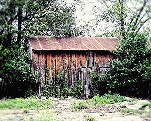 Rustic Barn Photo Country Decor 5x7 Inch Print