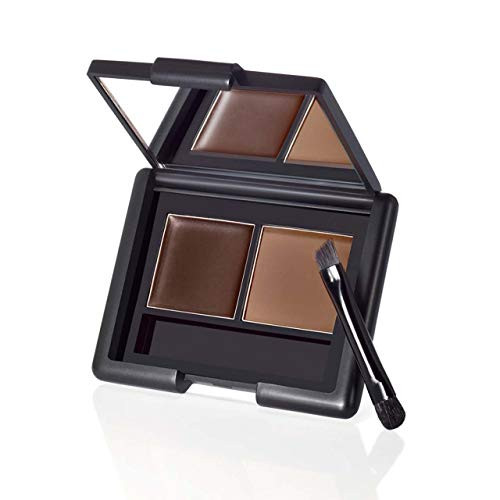 Gel and Powder Eyebrow Kit _ Medium by e.l.f. for Women _ 0.13 oz Eyebrow _ _Pack of 2_
