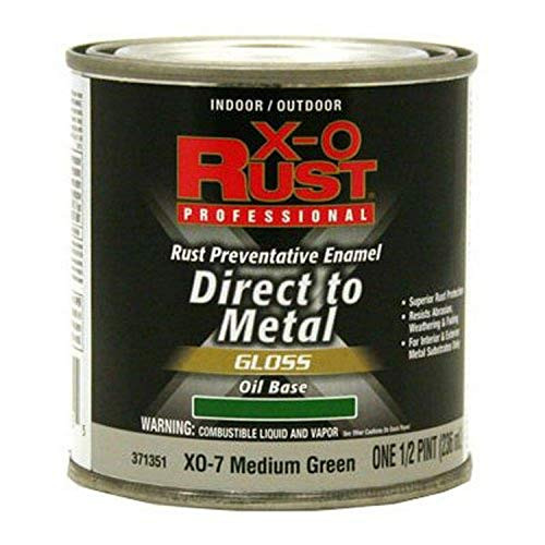 True Value XO7_HP Green Premium X_O Rust Interior Exterior Gloss Anti Rust Enamel_ 1 2_Pint