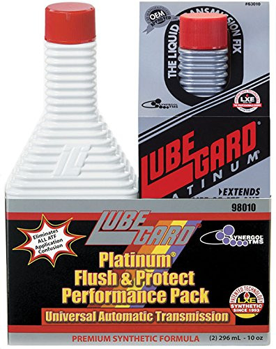 Lubegard 98010 Platinum Universal Flush and Protect Performance Pack for Automatic Transmissions