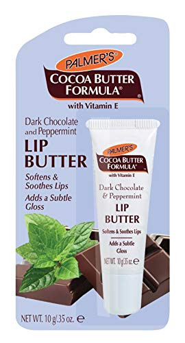Palmer's Cocoa Butter Formula with Vitamin E, Lip Butter, Dark Chocolate & Peppermint, .35 oz. (Pack of 12)