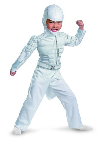 Disguise Costumes G.i Joe Retaliation Storm Shadow Toddler Muscle Costume_ White_ Large