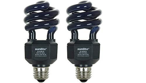 Sunlite 20W Spiral Energy Saving CFL Light Bulb Medium Base Blacklight Blue _2 Pack_ Sunlite 20W Spiral Energy Saving CFL Light Bulb Medium Base Blacklight Blue _2 Pack_