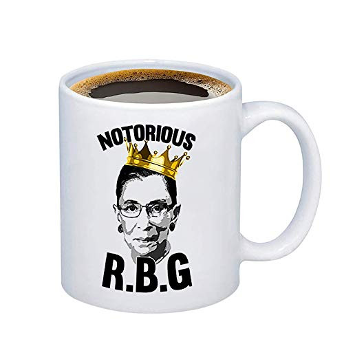 PXTIDY NOTORIOUS R.B.G Mug Ruth Bader Ginsburg Coffee Mug Gifts for Women Fan of Ruth Bader Ginsburg Feminist Gift Lawyer Graduation Gift Mug