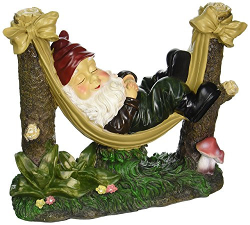 Summerfield Terrace 39264 Slumbering Gnome Statue, Multicolor