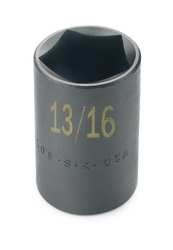 S K Hand Tools 45614 3 8in. Drive Standard 6 Point Impact Socket 7 16in.