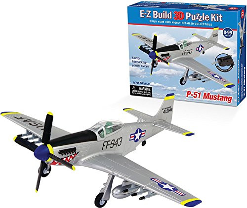E_Z Build 3D Puzzle Kit _ P_51 Mustang
