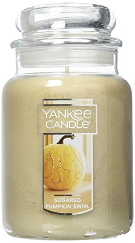 Yankee Candle Large Jar Candle, Sugared Pumpkin Swirl