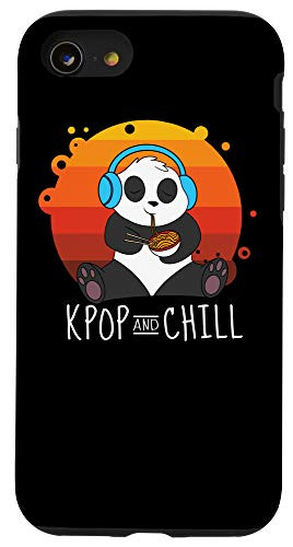 iPhone SE _2020_   7   8 Just A Girl Who Loves K_Pop T_Shirt Panda KPop Panda Case