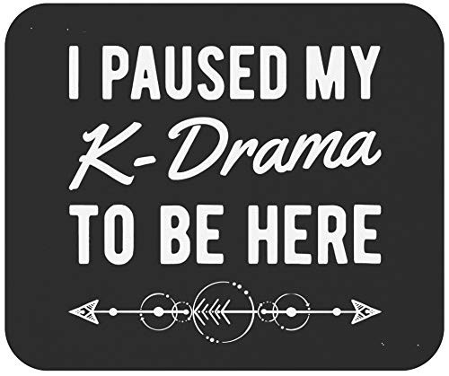 Funny Mousepad Mousemat _ Funny Korean K Drama K Pop Film Mouse Pad for Men Women Paused