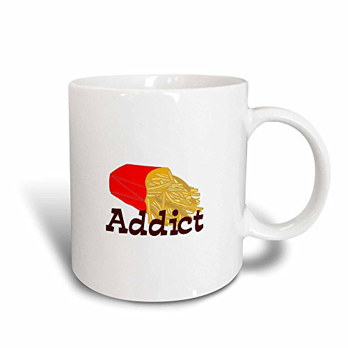 3dRose mug_12497_3 French Fry Addict Magic Transforming Mug, 11-Ounce 3dRose mug_12497_3 French Fry Addict Magic Transforming Mug, 11-Ounce